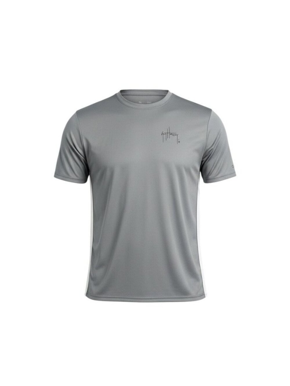 Guy Harvey Mens Gray Crewneck Short Sleeve T-Shirt XL